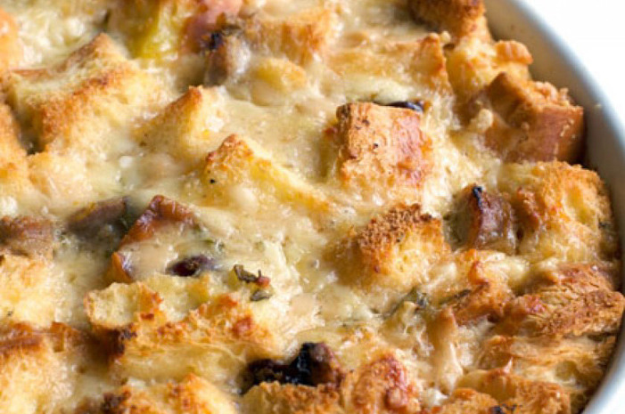 Savory: Bagel and Chorizo Egg Casserole