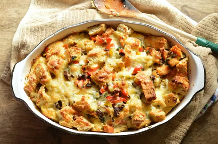 Savory: Vegetable Strata