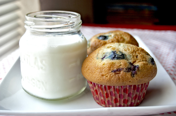 Sweet: Banana Blueberry Muffins