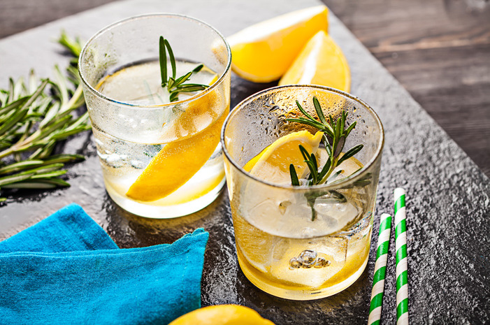 Drinks: Rosemary Lemonade