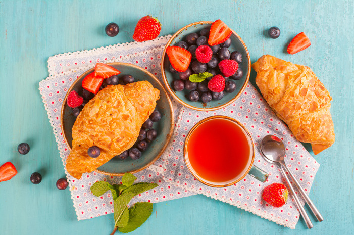 Sweet: Blueberry Almond Croissants