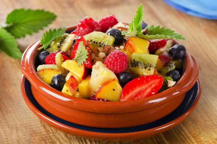 Sweet: Fruit Salad With Herb Syrup