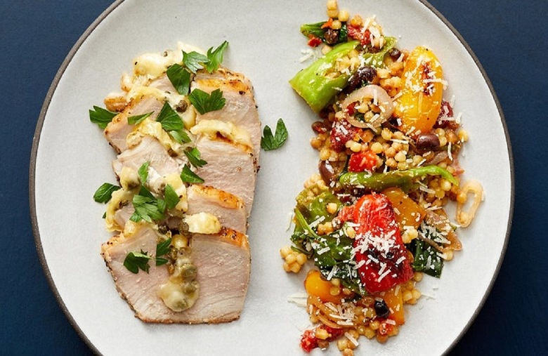 Fontina & Caper-Stuffed Pork Roast 