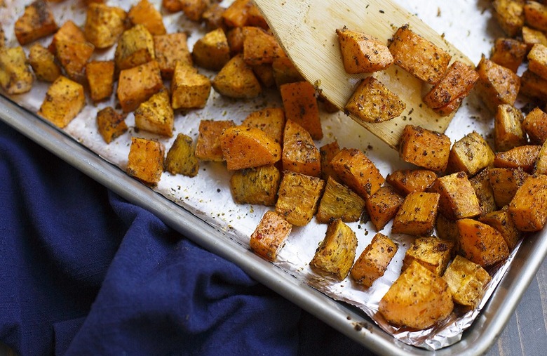 Oven Roasted Sweet Potatoes 