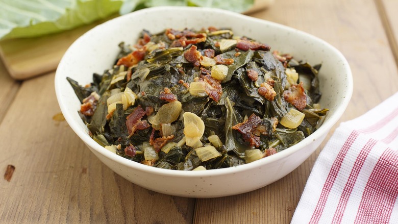 Collard Greens with Bacon 