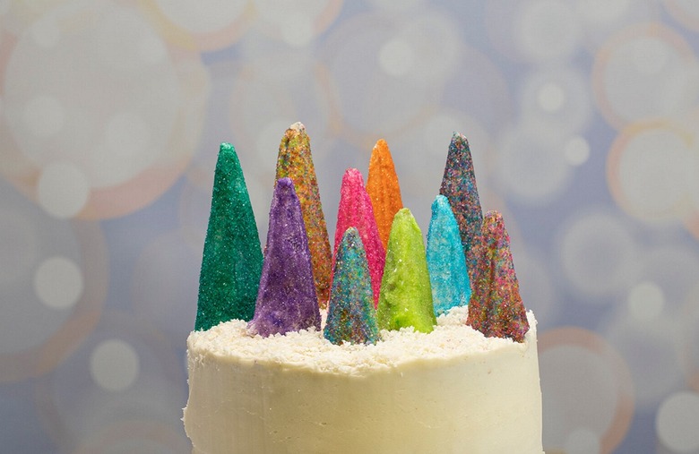 Rainbow Trees Cake 