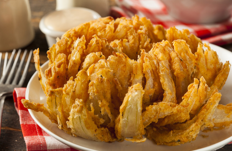 The Bloomin' Onion is high in calories