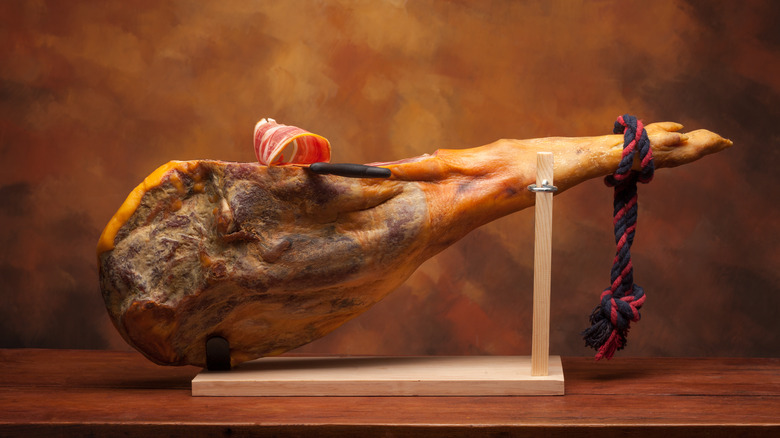 Leg of salt-cured ham