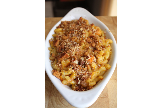 4. Butternut Squash Mac and Cheese with Sage and Gingersnap-Pecan Crust