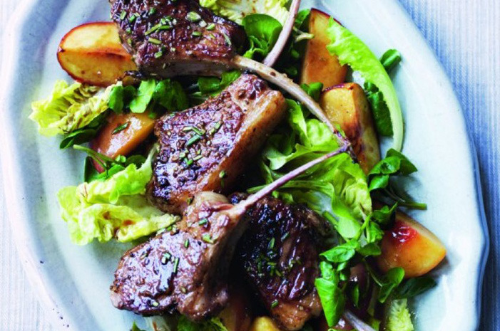 Summer Lamb With Fennel and Roasted Nectarines