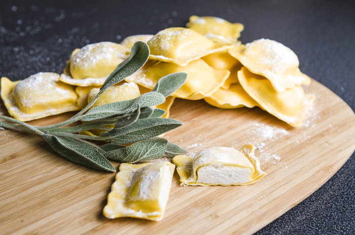 Parmigiano-Reggiano, Ricotta, and Mascarpone Ravioli