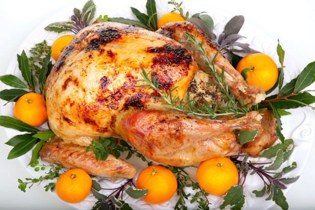 Roast Turkey with Tangerine Glaze