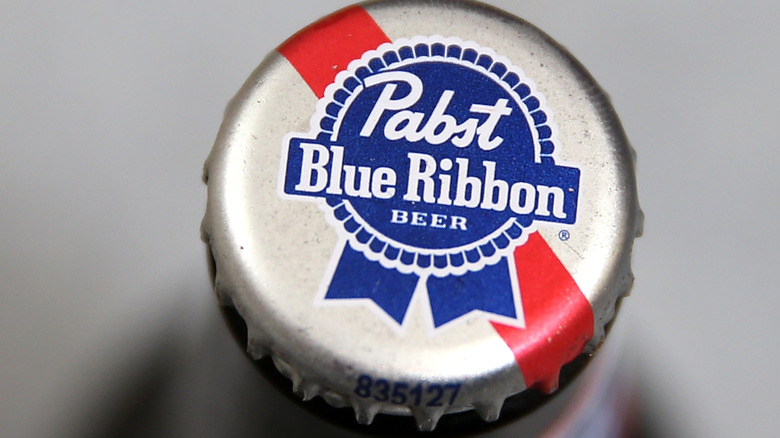 Pabst Blue Ribbon bottle cap