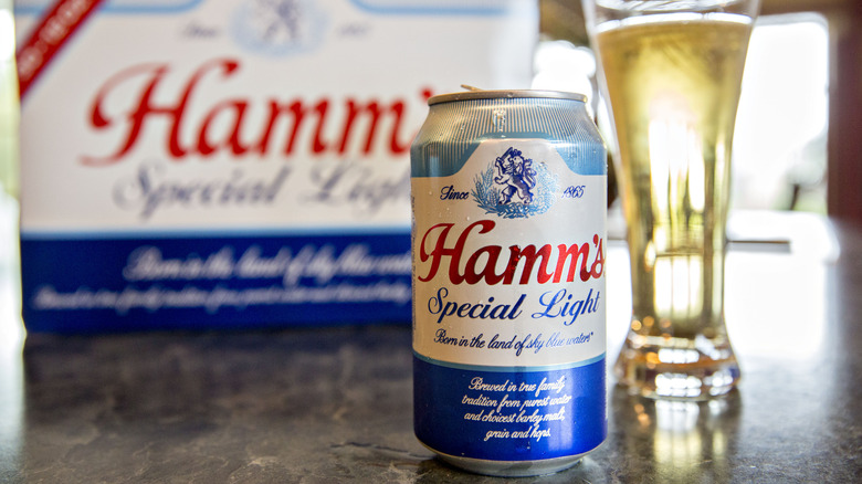 A Hamm's beer