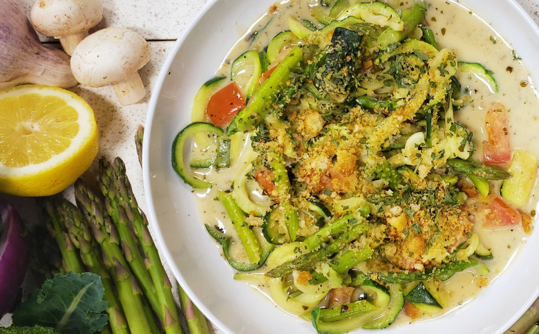 Noodles & Company's Zoodles and Asparagus with Lemon Cream Sauce