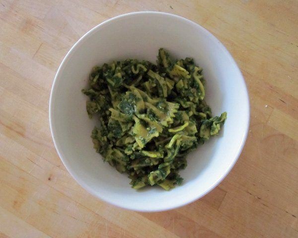 Pasta with Ramp Pesto