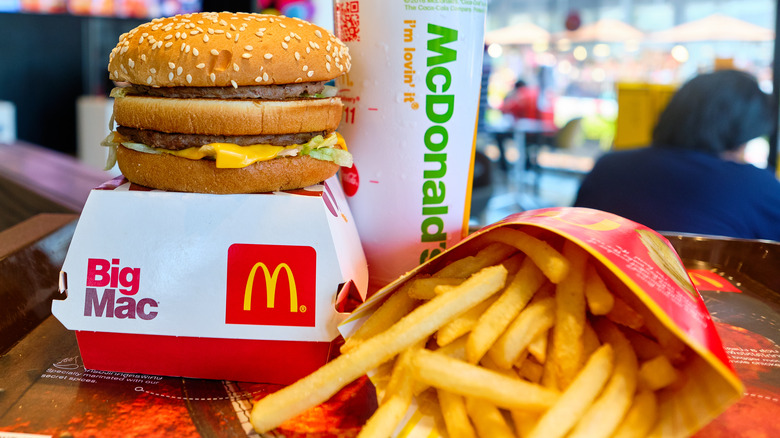 McDonald's Big Mac and fries 