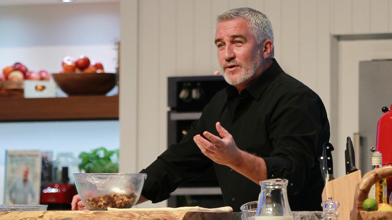 Paul Hollywood giving baking demo