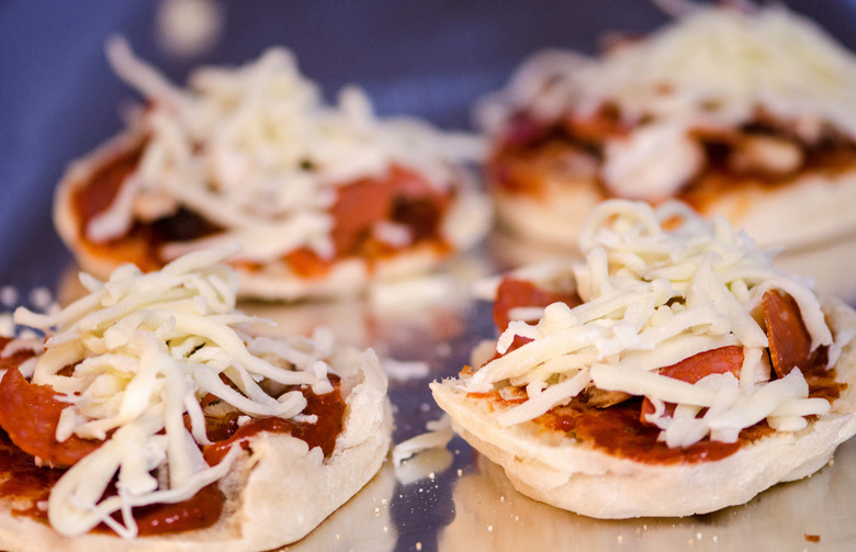 Caprese English Muffin Pizza