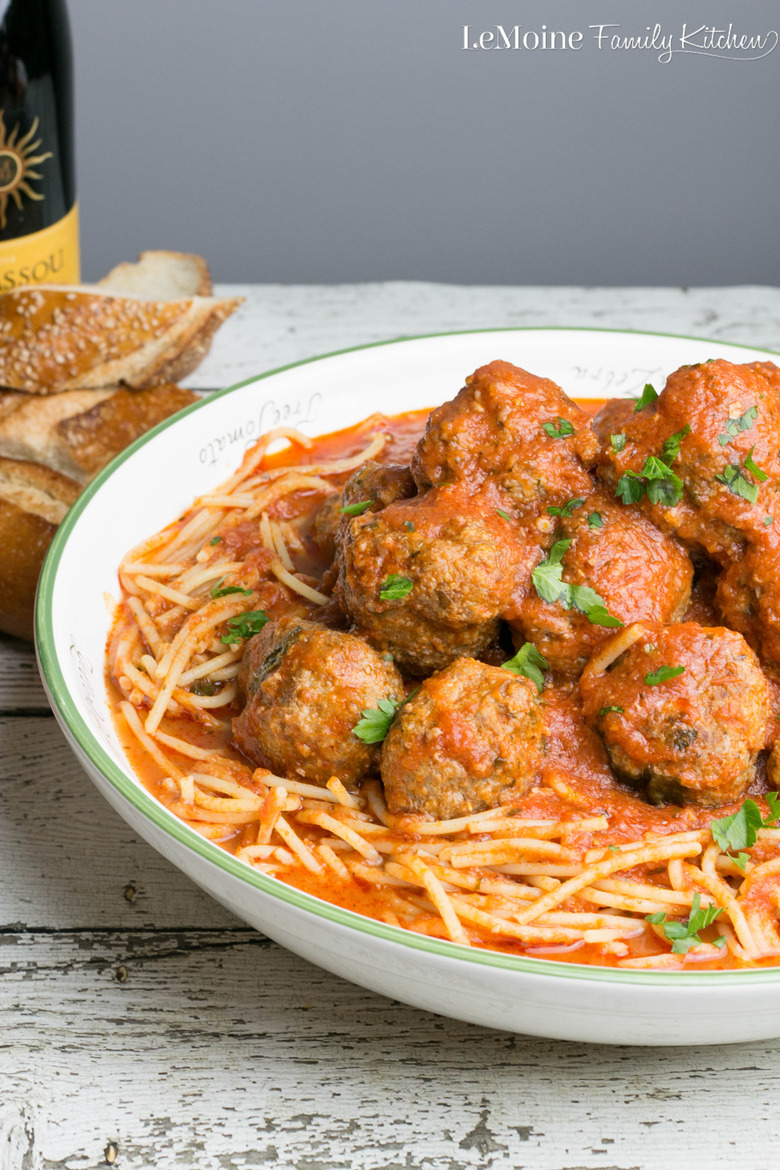 Classic Spaghetti and Meatballs