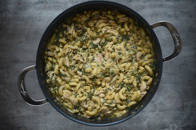 Chicken, Leek, and Preserved Lemon Pasta 