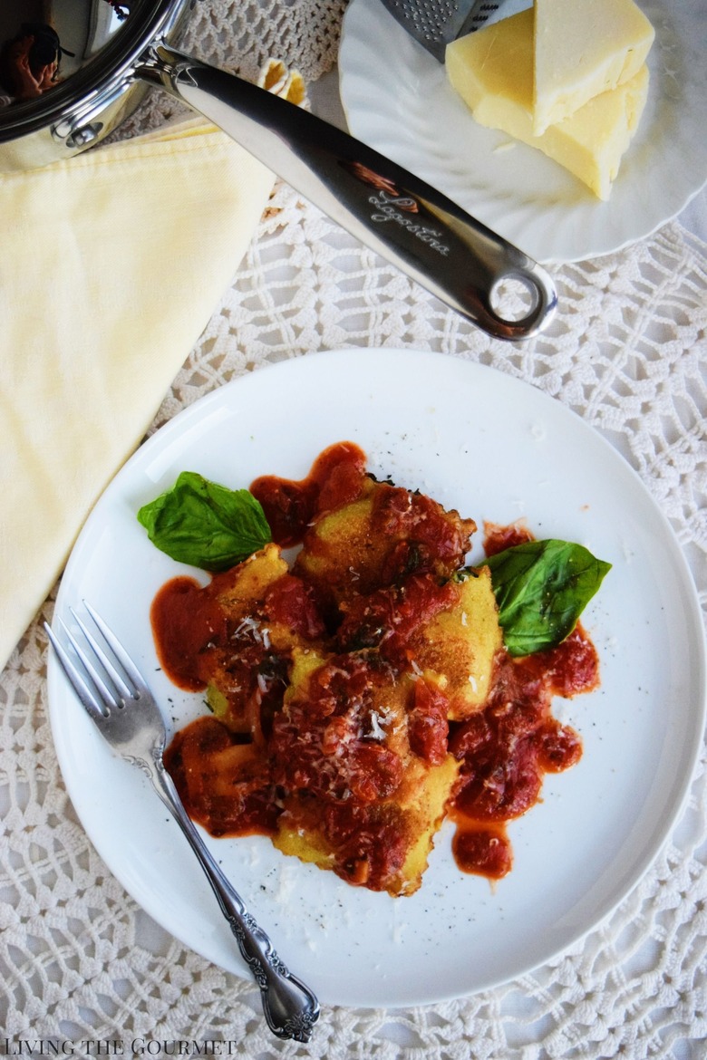 Four-Cheese Spinach Ravioli 