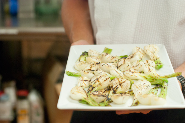 Grilled Spring Onions