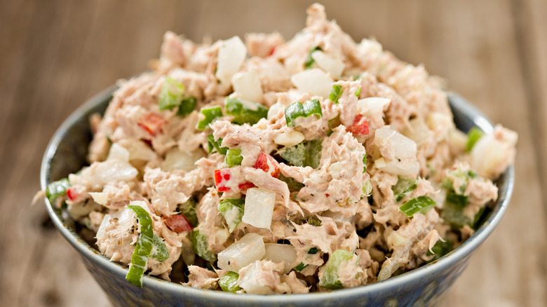 bowl of tuna salad