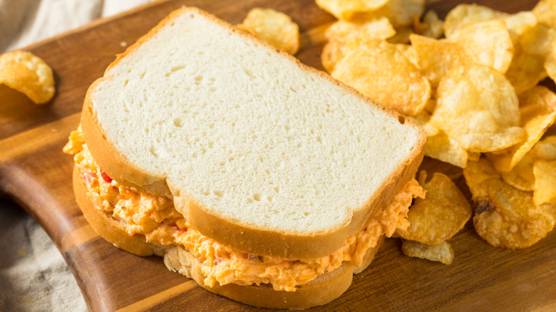 pimento cheese sandwich