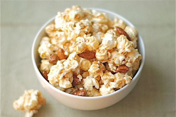 Toffee and Almond Popcorn