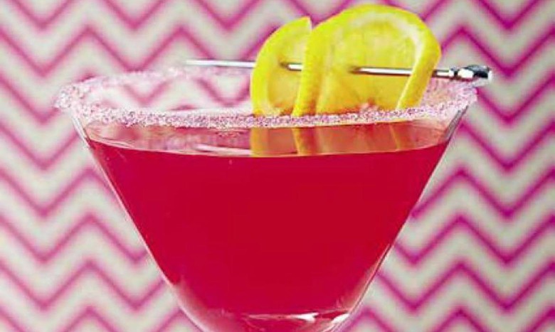 pink cocktail