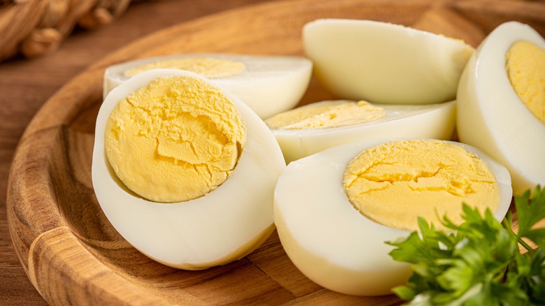 hard-boiled eggs