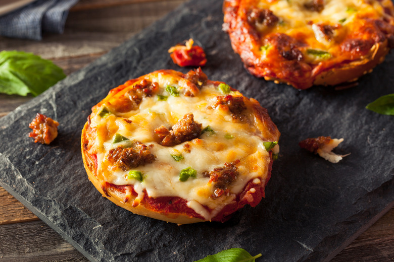 pizza bagel recipe