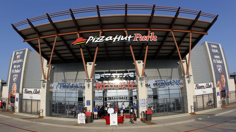 Pizza Hut Park entrance in 2011