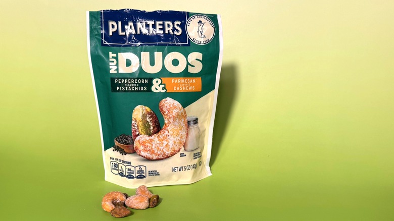 bag of peppercorn parmesan nut duos