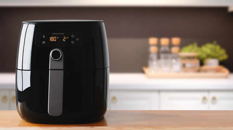 Air fryer on countertop