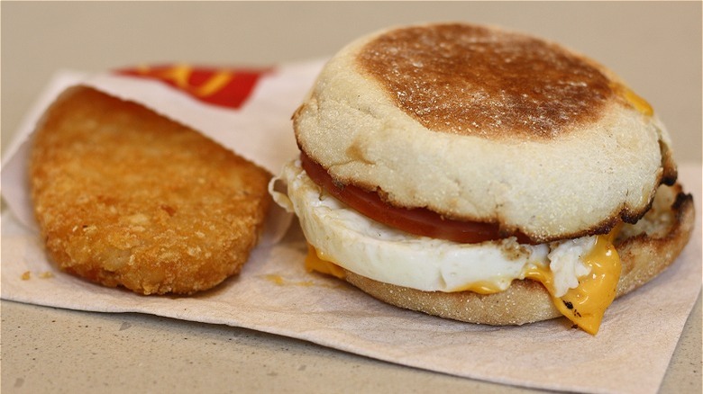 two Egg McMuffins