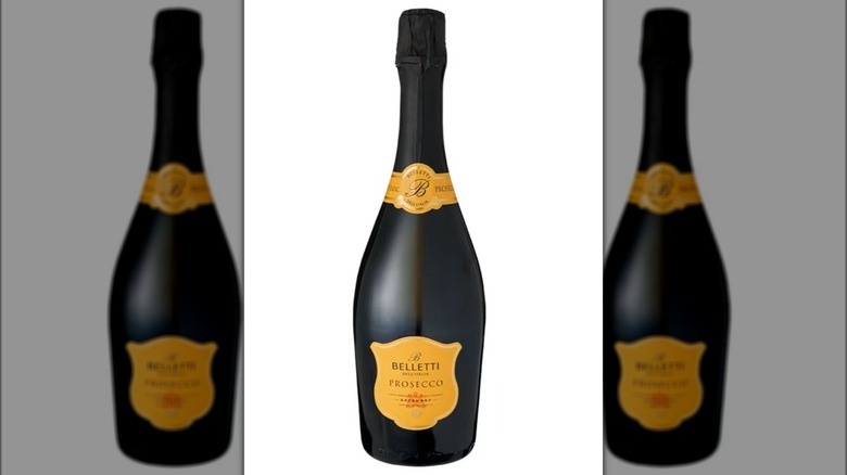 Bottle of Aldi's Belletti Prosecco