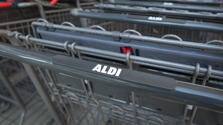 Aldi shopping cart handle