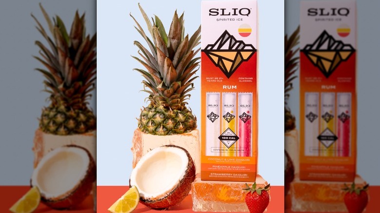 SLIQ rum popsicles