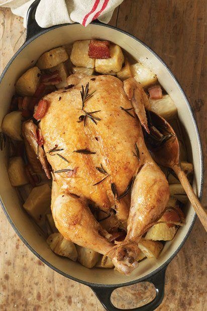 Pot-Roasted Chicken