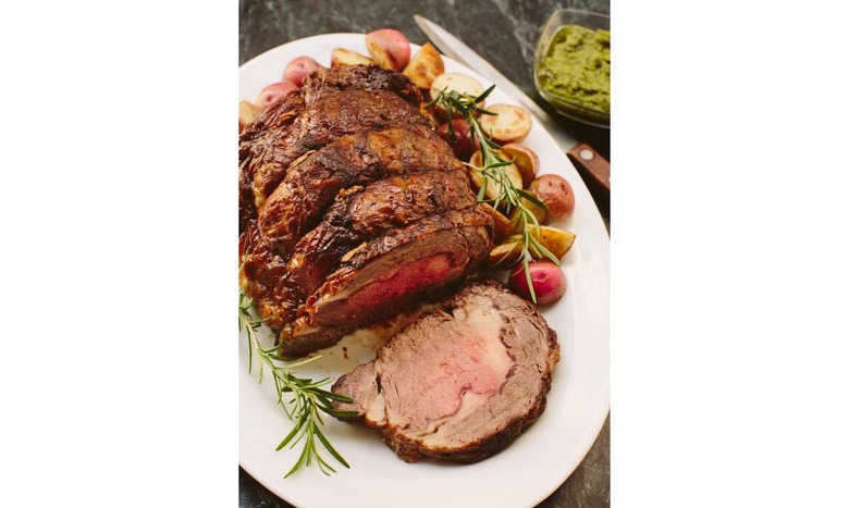 Prime Rib Roast with Salsa Verde