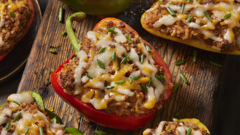 Stuffed bell peppers