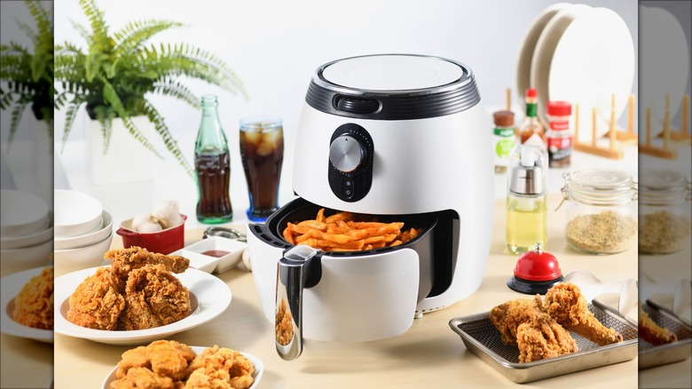 Veritable feast of air fryer foods