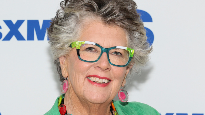 Prue Leith smiles at event