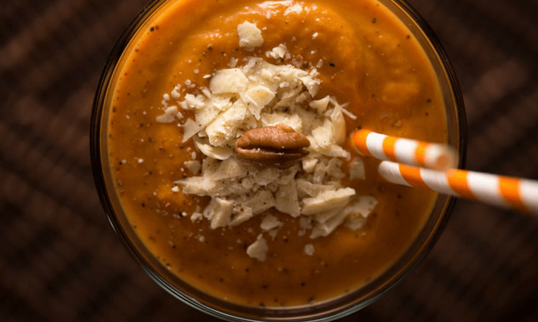 pumpkin apple oats smoothie