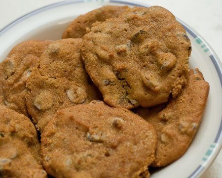 Pumpkin chocolate chip cookies