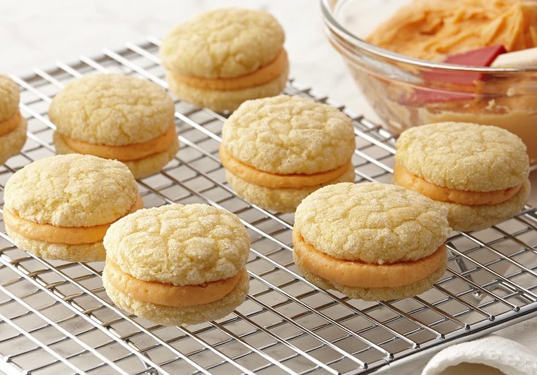 Pumpkin Creme Sandwich Cookies