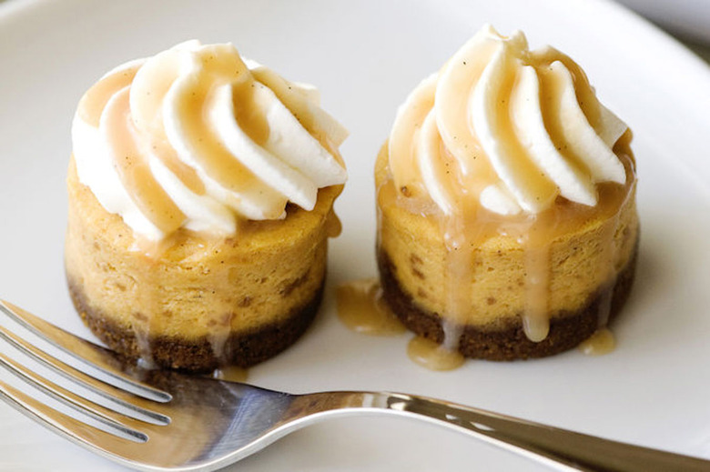 Mini Pumpkin Cheesecakes