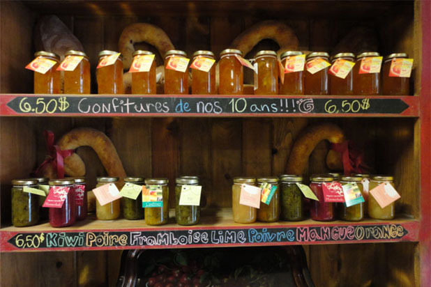 Baked Goods with Homemade Preserves at Café-Boulangerie Paillard